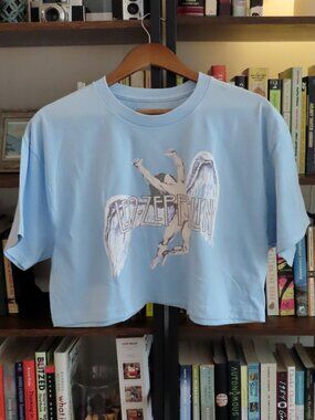Led Zeppelin cropped band Tshirt